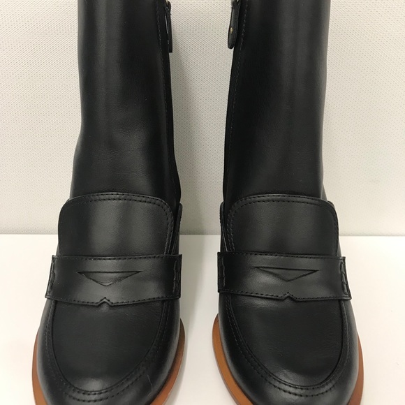 $1200 Loewe black loafer boot 38 New - Picture 8 of 8